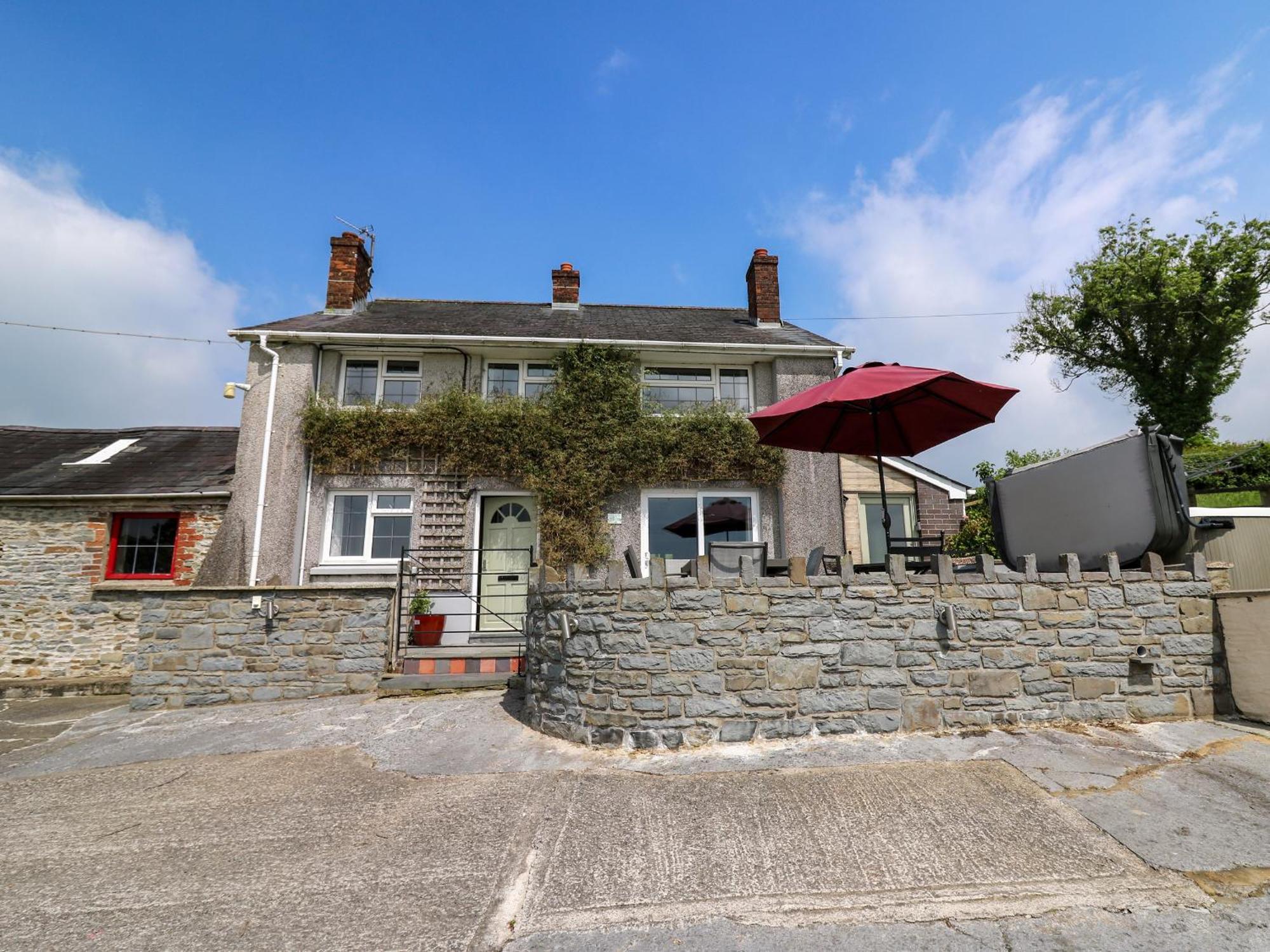Llanwnen Aberdauddwr 빌라 외부 사진